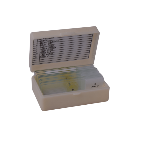 Beginners Microscope Slide set of 12