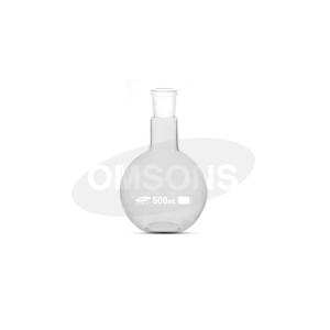 Boiling Flasks, Flat Bottom, Single Neck, with Socket