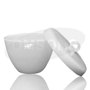 Crucibles, Silica, with Lid