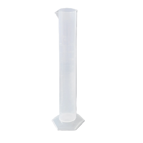Measuring Cylinders, Polypropylene Plastic, Hexagonal Base