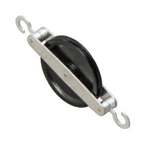 Pulley - Metal with Hooks
