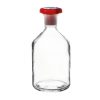 Reagent Bottle - Clear Glass Plastic Stopper