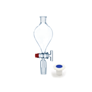 Seperating Funnel with Glass Stopcock, PP Stopper, Stem in Cone, Socket and Cone 19/26