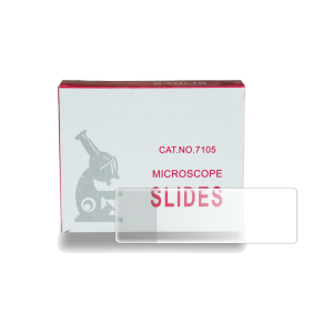 Single Frosted (7105) Microscope Slide- Ground Edges